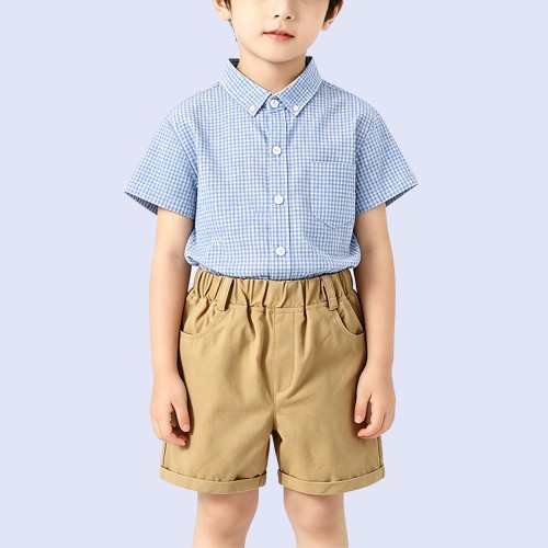 Pure Cotton Quick-Drying Collared Single-Breasted Shirt