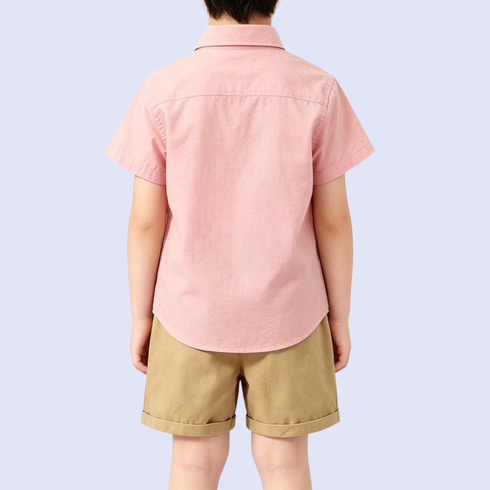 Simple Solid-Color High-Quality Shirt