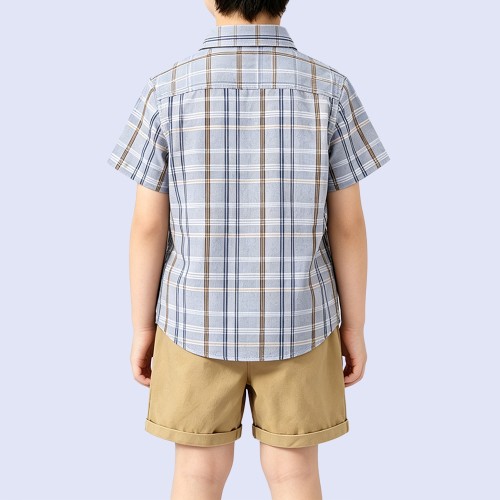 Boys' Pure Cotton Breathable Anti-Pilling Shirt