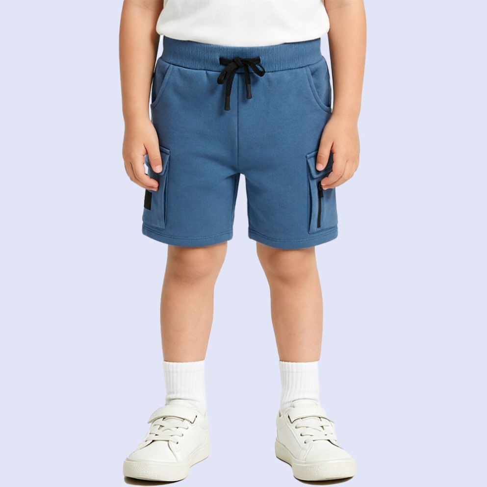 Pure Cotton Jersey Casual Cargo Shorts