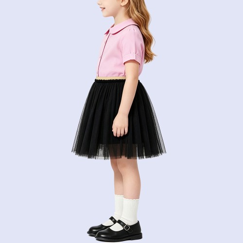 Sweet Ruffled-Collar Shirt