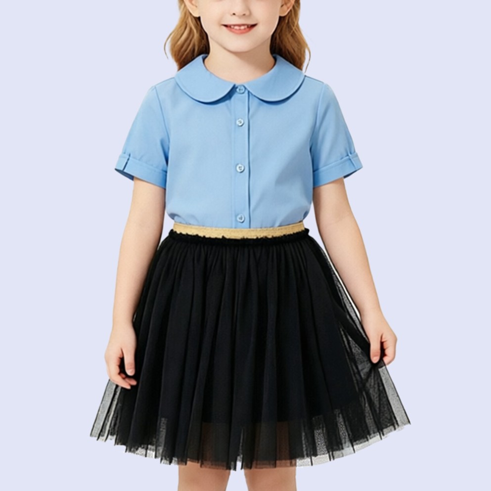 Soft Anti-Pilling School-Style Shirt