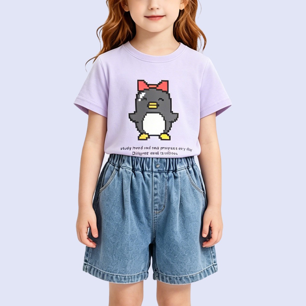 New Lavender Girls'T-Shirt