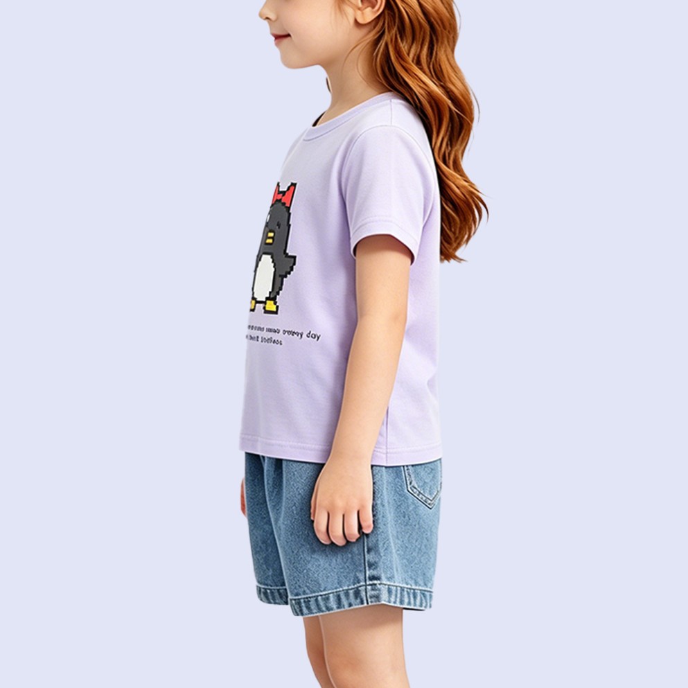 New Lavender Girls'T-Shirt