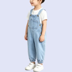 New Pure Cotton Washed Blue Overalls